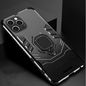 CoreParts Case for iPhone 12/12 Pro (6.1'') Shockproof Armor Case Military Grade Anti-Dropping, Black With Ring Holder(Work with Magnetic Car Mount) Anti-Scratch Shock-Absorption Case Full Body Protective Phone Case Silicone TPU Cover