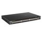 D-Link Layer 3 Stackable Smart Managed Switch, 44x 10/100/1000 Base-T PoE Ports, 4x 2.5G Base-T PoE Ports, 2x 10G Base-T Ports, 2x 10G SFP+ Ports, 188 Gbps Switching Capacity