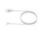 Bachmann Euro supply cable, PVC, 2.5 A, 250 V, 3m, white, individually packed
