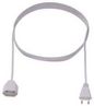 Bachmann Euro extension cable, 2.5 A/250 V~, 3 m, White