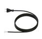 Bachmann Contour supply cable, H07RN-F 2 x 1.00 mm2, neoprene, 16 A / 250 V, 5m, black, individually packed