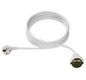 Bachmann Earthing contact extension, cable: H05VV-F 3G 1.50 mm², 2 m, White