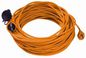 Bachmann Earthing contact extension, 10 m, 16 A / 250 V, Orange