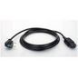Bachmann Non-heating appliance supply cable H05VV-F 3G 1.50 mm², 2 m, Black