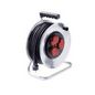 Bachmann Sheet steel cable reel, H07RN-F 3G 1.50 mm2, 40 m, IP44