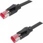 Bachmann CAT6a patch cable, plug / plug, 5.0 m, Black