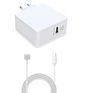 CoreParts Power Adapter for MacBook 45W 14.8V 3A Plug: Magsafe 2 with USB output