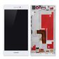 CoreParts Huawei Ascend P7 LCD Screen and Digitizer with Front Frame Assembly White