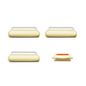 CoreParts Apple iPhone 6S Plus Gold Side Buttons(4pcs-set) including Power Button,Volume Buttons,Mute Switch