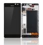 CoreParts LCD Assembly Black Nokia Lumia 730, 735 with Front Frame Assembly