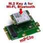 M.2 Key A to mini PCIe Adapter MICROSTORAGE