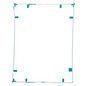 CoreParts Apple iPad 3/4 Plastic Mid Frame with Sticker White