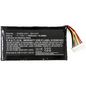 Battery for Honeywell Scanner 163890-0001, SBA163T, MICROBATTERY