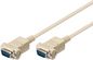 MicroConnect D-SUB 9-pin data transfer cable, 2m