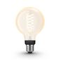 Philips by Signify Hue White Filament 1-pack G93 E27 Filament Soft white light vintage bulb Instant control via Bluetooth Control with app or voice* Add Hue Bridge to unlock more