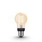 Philips by Signify Hue White Filament 1-pack A60 E27 Filament Standard Soft white light vintage bulb Instant control via Bluetooth Control with app or voice* Add Hue Bridge to unlock more