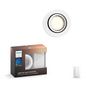 Philips by Signify Hue White Ambiance Milliskin recessed spotlight Dimmer switch included GU10 White Smart control with Hue Bridge*