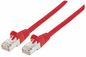 Intellinet S/FTP 26 AWG, CAT7 Raw Cable, CAT6a Modular plugs, 5 m, Red