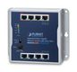 Planet Industrial 8-Port 10/100/1000T Wall-mounted Gigabit Switch with 4-port PoE+