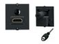 Bachmann HDMI + 3.5mm, 0.2 m cable, black
