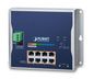 Planet Industrial L2+ 8-Port 10/100/1000T 802.3at PoE + 2-Port 100/1000X SFP Wall-mount Managed Switch