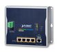 Planet Industrial Wall-mount Gigabit Router with 4-Port 802.3at PoE+