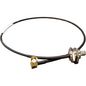 Ventev 1.5 ft 100 Series Cable Assembly with RA RPSMA Male - Bulkhead RPSMA Female