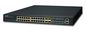 Planet Layer 3 24-Port 10/100/1000T 802.3at PoE + 4-Port 10G SFP+ Stackable Managed Switch