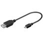 MicroConnect OTG USB 2.0 A Female to Micro USB  Male Adapter , 0,2m