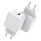CoreParts USB Power Charger 12W 5V 2.4A Output: Single USB, Input: 100-240V EU Plug, for all mobile phones, tablets & other devices, Apple White Color