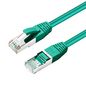 MicroConnect CAT6A S/FTP Network Cable 10m, Green