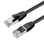MicroConnect CAT6A S/FTP Network Cable 1m, Black