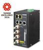 Planet Industrial 4-port Coax + 2-port 10/100/1000T + 2-port 100/1000X SFP Long Reach PoE over Coaxial Managed Switch
