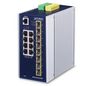 Planet Industrial L3 8-Port 10/100/1000T + 8-Port 1G/2.5G SFP Managed Ethernet Switch