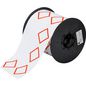 Brady BBP31 2 Color GHS Vinyl Tape, RoHS, Red/White