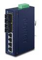 Planet Industrial Ethernet Switch, 4 x 10/100Base-TX RJ-45, 2 x 100Base-FX, Single-Mode, 15km Max, IP30