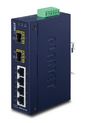 Planet Industrial Ethernet Switch, 4 x 10/100Base-TX RJ-45, 2 x 100Base-FX SFP, IP30