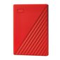 Western Digital 2 TB, 256-bit AES, USB 3.0, 75 x 11.15 x 107.2 mm, 120 g, Red