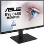 Asus 27", Full HD, 1920 x 1080, IPS, Frameless, 75Hz, Adaptive-Sync, DisplayPort, HDMI, Eye Care, Low Blue Light, Flicker Free, Wall Mountable