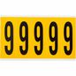 Brady 1560 Series Number and Letter Labels, Vinyl, Permanent Acrylic