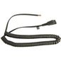 Jabra Cord QD to Open ended coiled cord