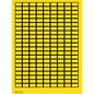 Brady 4725 Label(s) / Pack, Vinyl Cloth, Yellow, Matt, 19 x 11 mm