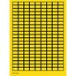 Brady 4725 Label(s) / Pack, Vinyl Cloth, Black, Yellow, Matt, 19 x 11 mm