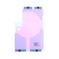 CoreParts Apple iPhone 12 Pro Max Battery Pull Tab with Adhesive, Pink, Transparent