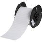 Brady B33 Series Tedlar Polyvinylflouride with Permanent Adhesive Wire Marking Labels, 5000 Labels, Matte, White