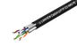 Lanview 500m Cat6a U-FTP cable 4x2xAWG23 PE black outdoor