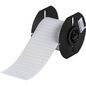 Brady B33 Series Tedlar Polyvinylflouride with Permanent Adhesive Wire Marking Labels, 15000 Labels, Matte, White