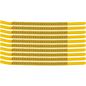 Brady Nylon, Black on Yellow, C Legend, 10- 8 Wire Gauge, 4.7 - 5.8 mm, 300 Sleeve