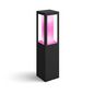 Philips by Signify Hue White and Colour Ambiance IMPRESS OUTDOOR PEDESTAL LIGHT Integrated LED Millions of colours Black Smart control with Hue Bridge*