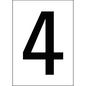 Brady A4 Number and Letter Labels, Laminated Polyester, Permanent Acrylic
